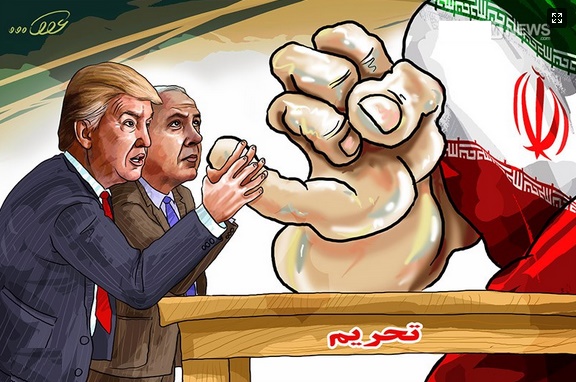 کاریکاتور/ شکست‌های پی‌در‌پی آمریکا مقابل ایران
