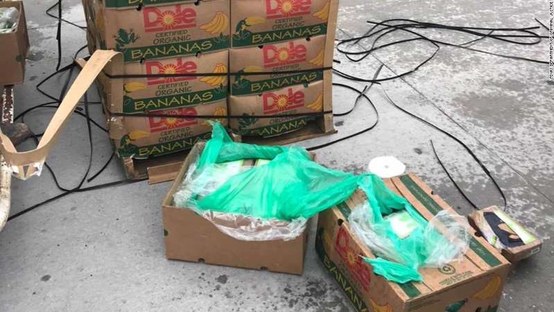 کشف کوکائین به ارزش 18 میلیون دلار در جعبه موز اهدایی به زندان تگزاس