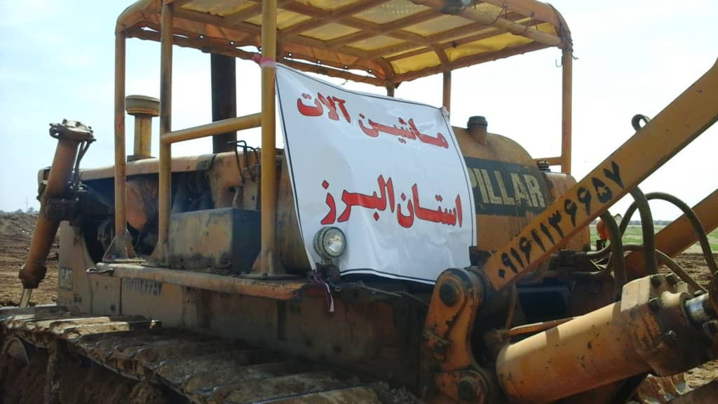 تیم استان البرز 2 سیل بند شیبان در خوزستان را ترمیم کرد