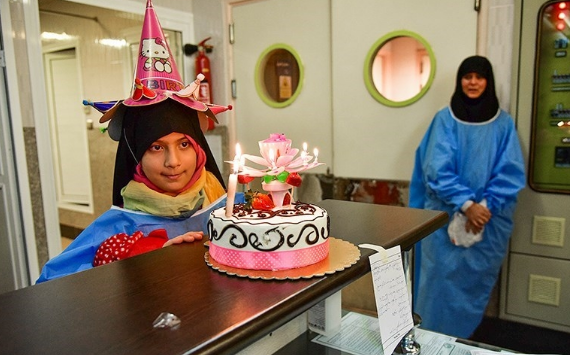 جشن تولد لاکچری دختر یک جانباز +فیلم