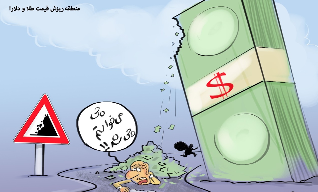 کاریکاتور/ محدوده ریزش قیمت ارز!