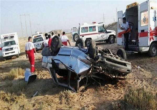 مصدومیت 9 نفر بر اثر یک سانحه رانندگی در آزادراه قزوین-کرج