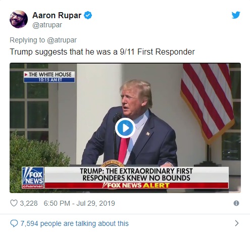 ادعایی که خشم آمریکایی ها را برانگیخت/ اظهارات عاری از عاطفه ی ترامپ پس از حمله 11 سپتامبر
