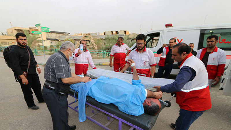مصدومیت 10 زائر البرزی در تصادف استان حله عراق/ اقدامات درمانی هلال احمر روی مصدومان در حال انجام است + اسامی