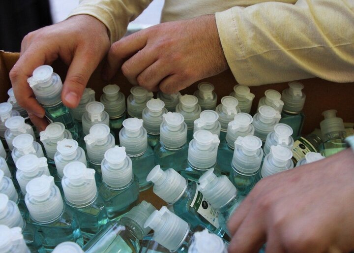 ۲۰ هزار لیتر مواد ضد عفونی کننده غیر مجاز در فردیس کشف شد