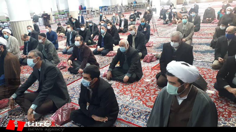نظرآباد میزبان اولین نماز جمعه بعد از شیوع کرونا شد + تصاویر