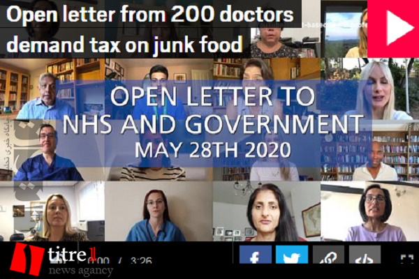 صدها پزشک انگلیسی خواستار افزایش مالیات بر خوراکی های بی ارزش شدند/ افزایش مرگ و میر ناشی از کووید19 بر اثر غذاهای ناسالم