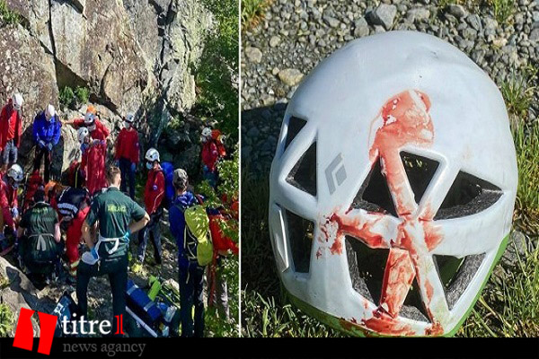 کلاهی که جان کوهنورد جوان را نجات داد! + تصاویر و فیلم