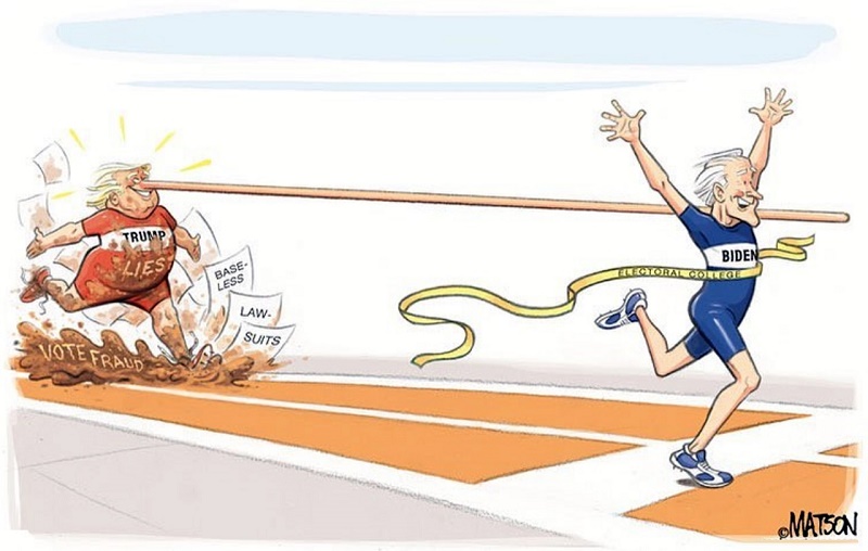 کاریکاتور| دورغ؛ راهکار ترامپ برای فرار
