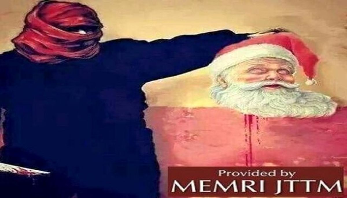 داعش سر بابانوئل را برید! + عکس