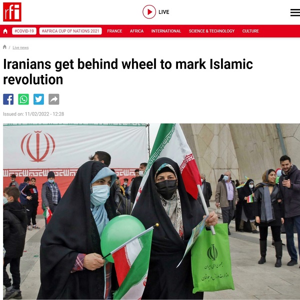 فرانس24: ایرانیان پشت فرمان گرامیداشت انقلاب اسلامی نشستند/ اِ نیوز: ایرانیان در میان بدترین تحریم های اقتصادی آمریکا، پیروزی انقلاب را جشن گرفتند