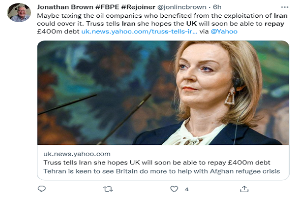 انگلیس سعی می کند از ایران دزدی کند/ دولت برای چندین دهه اصرار داشت که این بدهی باطل است