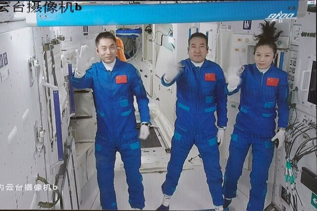 دومین سخنرانی فضانوردان چینی از فضا انتشار شد