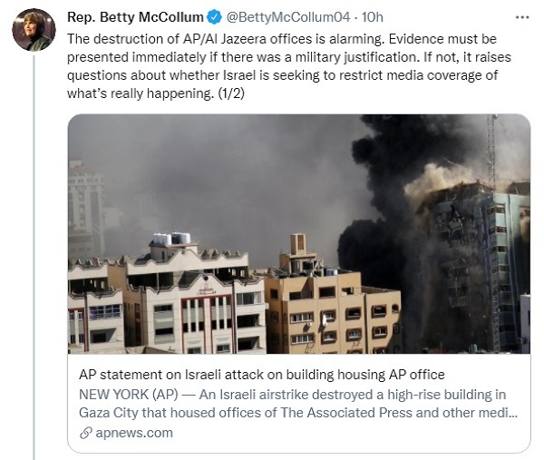 تداوم حمله موشکی رژیم صهیونیستی به ساختمان رسانه های غزه/ خبرگزاری آمریکایی هم در امان نماند + فیلم و توئیت های منتخب
