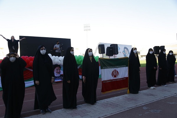 مراسم روز دختر در ورزشگاه انقلاب البرز + تصاویر