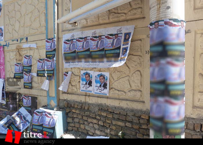 رقابت در تخریب چهره شهر کرج با پوسترهای تبلیغاتی انتخابات/ وقتی نامزدهای شورا از خجالت در و دیوار درآمدند + تصاویر