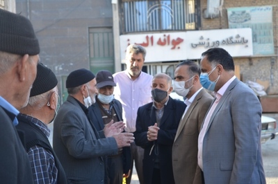 بازدید اعضای شورای شهر از شهرک قائم در مهرشهر کرج