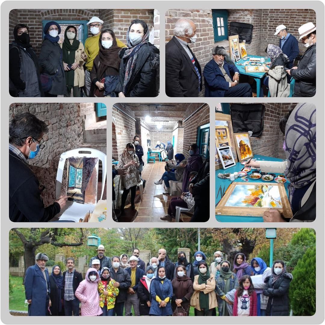 کارگاه آزاد تجسمی در کرج برگزار شد + تصاویر