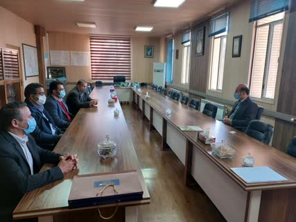 دیدار رئیس شورای ساوجبلاغ با رئیس دادگستری این شهرستان