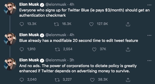 ایلان ماسک توئیت‌های انتقادی خود درباره توئیتر را حذف کرد