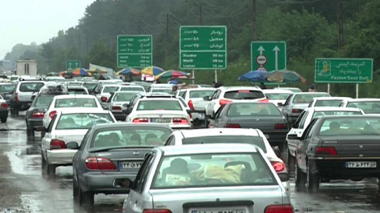 فوت ۲۸۸ تن در تصادفات رانندگی نوروز ۱۴۰۱/ ترافیک در کرج - چالوس