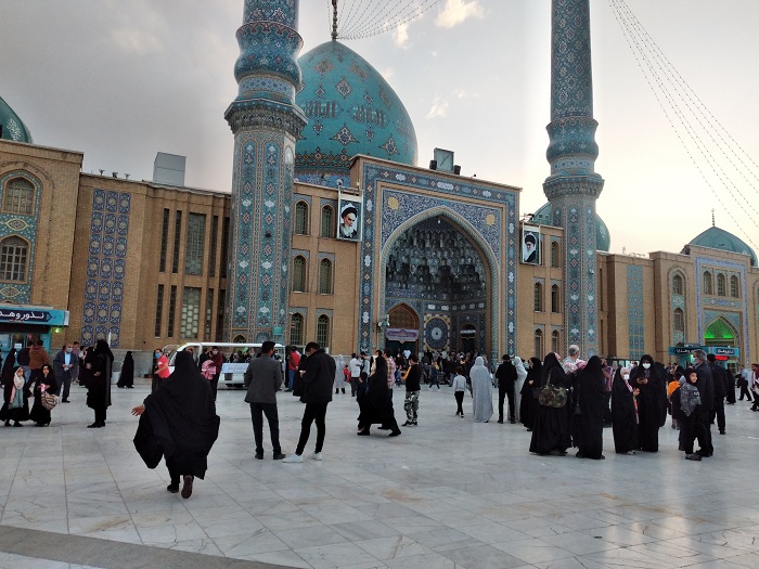 عکس/ حال و هوای مسجد جمکران در ایام نوروز