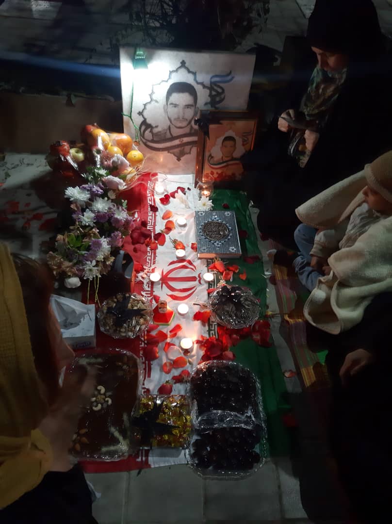 اولین شب یلدای شهید مدافع امنیت در کرج