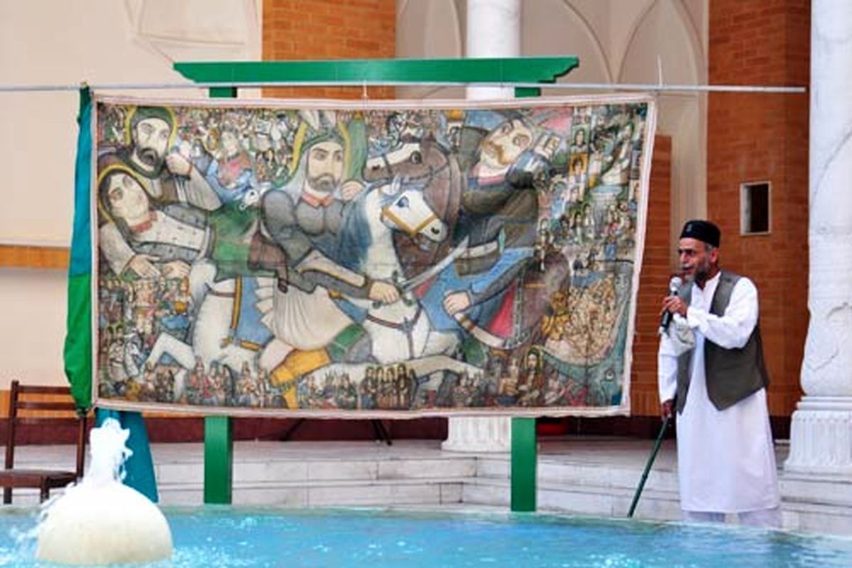 شبیه خوانی جنگ خندق در موزه تمبر یکتای کرج اجرا می‌شود