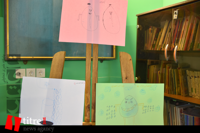 پویش نجات قطره‌ها با نقاشی دیواری کودکان در کرج برگزار شد