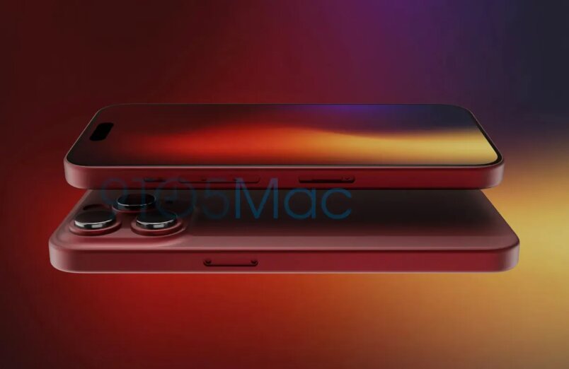 اپل گوشی‌های آیفون ۱۵ پرو و آیفون ۱۵ پرو مکس را در رنگ قرمز تیره تولید می‌کند