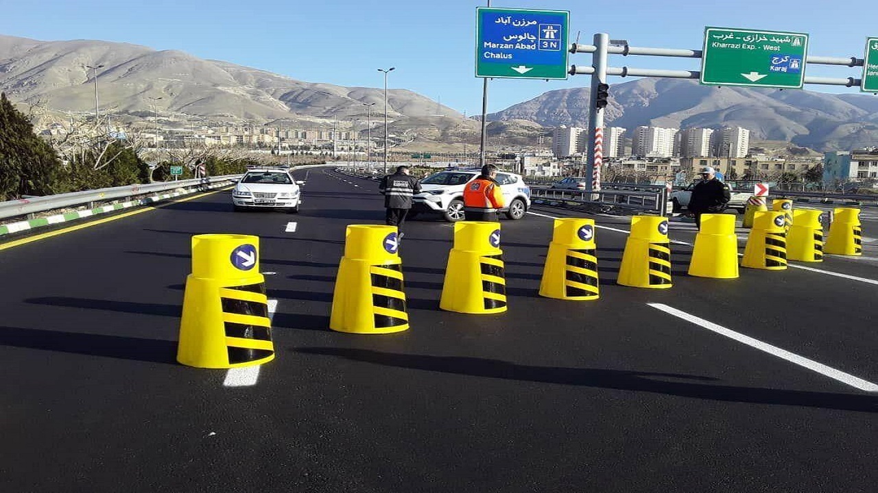 جاده چالوس و آزاد راه تهران_شمال یکطرفه شد/ ممنوعیت تردد تا اطلاع ثانوی