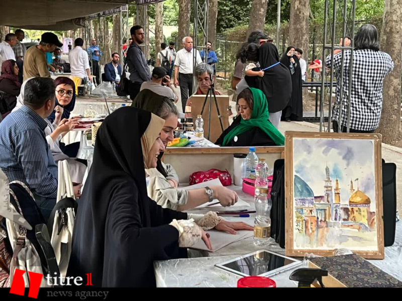 جشنواره هنری دهه کرامت با حضور با شکوه بانوان در کرج برگزار شد + تصاویر