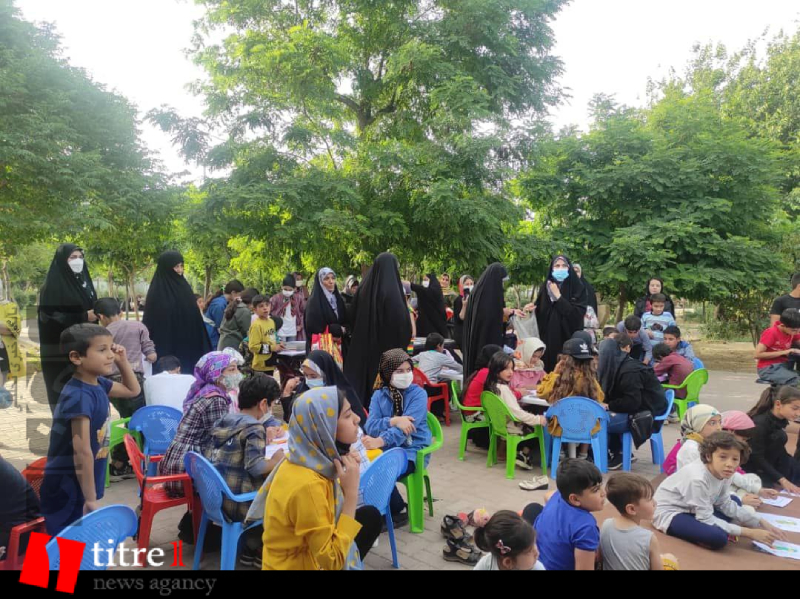 غرفه فرهنگی کودک در شهر ولیعصر کرج برگزار شد + تصاویر