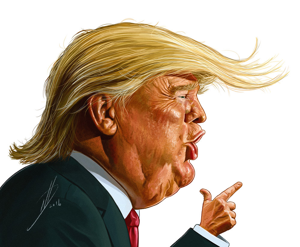 کاریکاتور/ ترامپ در مجله اکونومیست