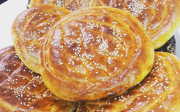 مراحل پخت نان فتیر شهرستان چهارباغ به روایت تصویر + تصاویر