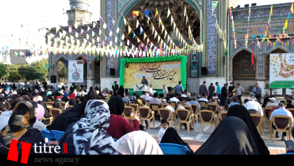 برگزاری مراسم عید غدیر در امامزاده طاهر (ع) کرج + تصاویر