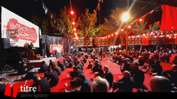 عزاداری باشکوه هیئات کرج در شب تاسوعا