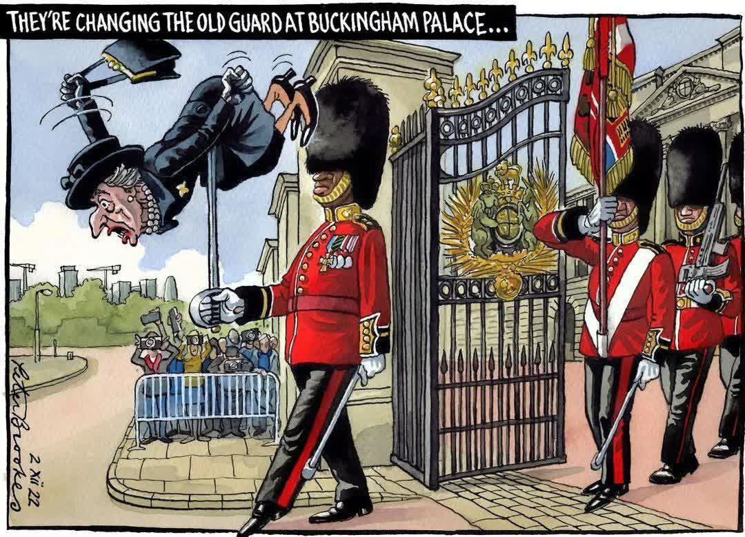 کاریکاتور/ نژادپرستی در کاخ باکینگهام