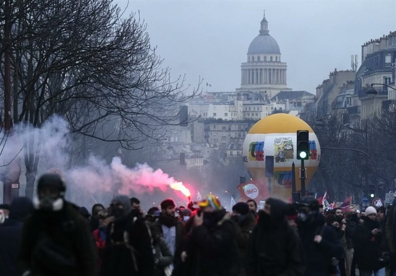 افزایش اعتراضات مردمی فرانسه و اقدامات سرکوبگرانه نیروهای امنیتی