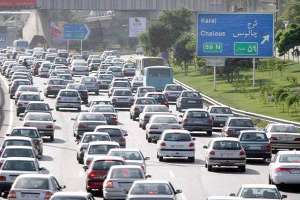 تردد بیش از ۶ میلیون خودرو در محور‌های مواصلاتی استان البرز