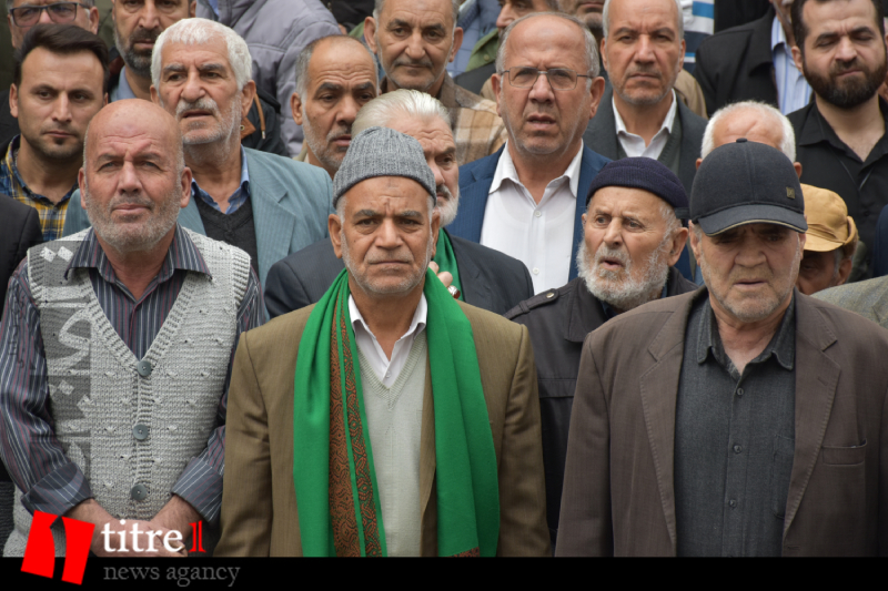 مردم کرج در حمایت از ملت مظلوم غزه تجمع کردند