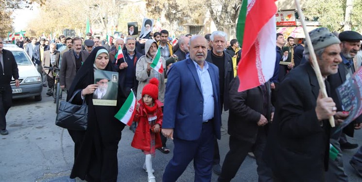 راهپیمایی محکومیت حادثه تروریستی کرمان در البرز