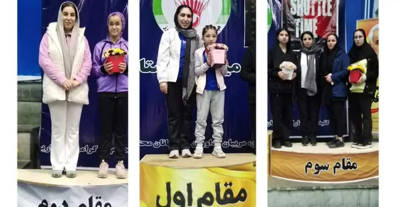 مسابقات بدمینتون «مادر دختری» در البرز برگزار شد