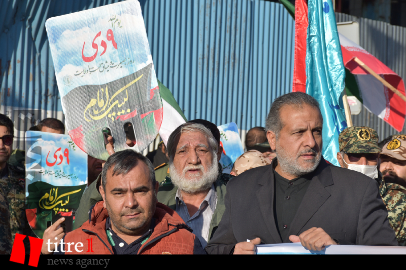 راهپیمایی ۹ دی در کرج برگزار شد