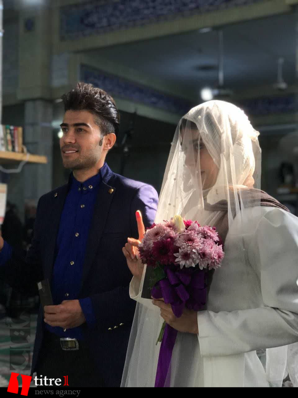 حضور عروس و داماد یزدی در پای صندوق رآی