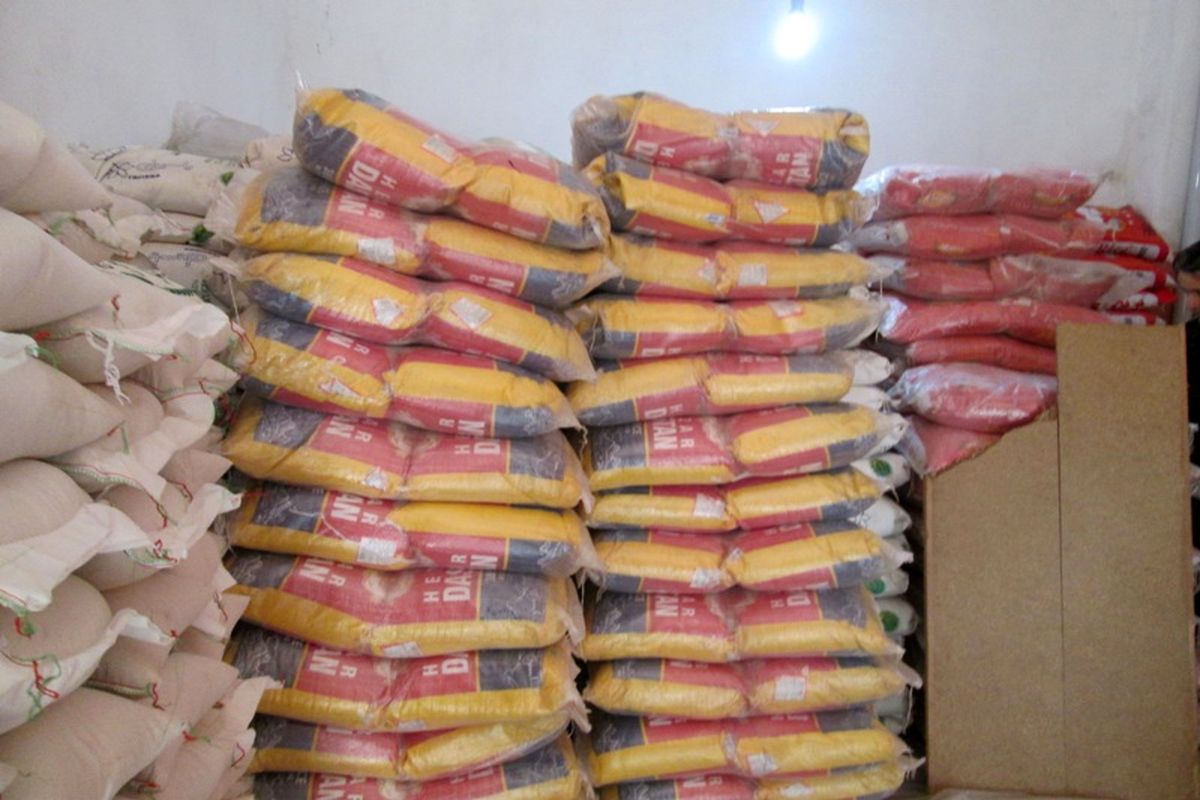 ۵۴ تن برنج قاچاق در البرز کشف شد