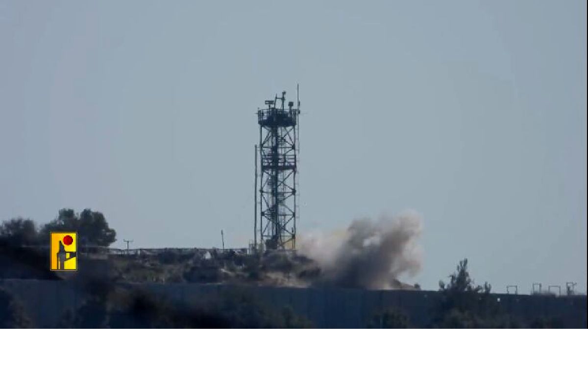 فیلم/ حزب‌الله لبنان پایگاه‌ نظامی اسرائیل را زد