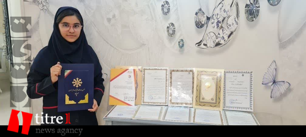 دختران نخبه البرزی با مدال‌های طلایی در عرصه علم و دانش خوش درخشیدند