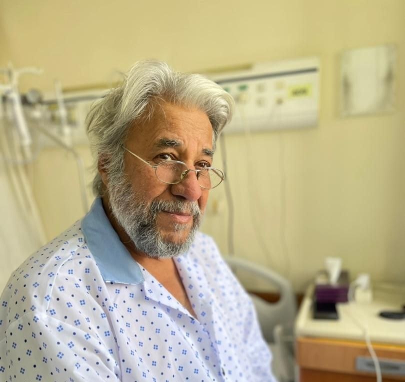 محمد فیلی بازیگر نقش شمر در بیمارستان بستری شد