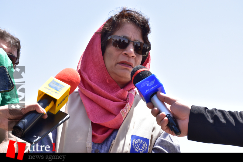 دستیار دبیرکل سازمان ملل از تالاب صالحیه در نظرآباد بازدید کرد